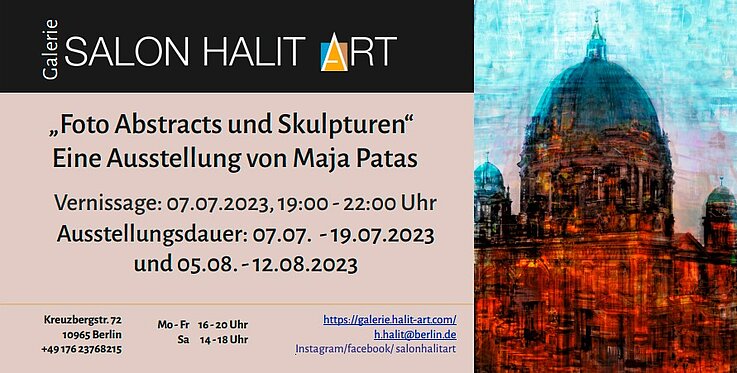 Maja Patas Ausstellung im Salon Halit Art in Berlin-Kreuzberg